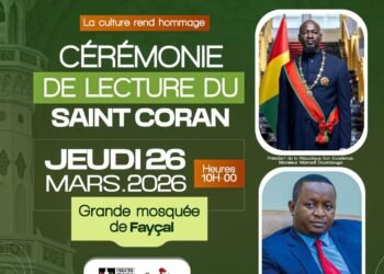 Cuture : les acteurs culturels organisent une cérémonie de lecture du Coran en hommage au président Mamadi Doumbouya