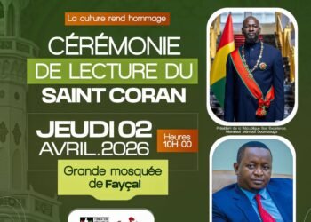 Dernière minute : report au jeudi 02 avril 2026 de la cérémonie de lecteur du Saint Coran en hommage au président Mamadi Doumbouya
